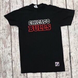 Chicago Bulls Vintage NBA Basketball Logo 7 Sports 1990s Stitched tshirt